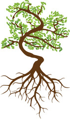 Wall Mural - Tree png graphic clipart design