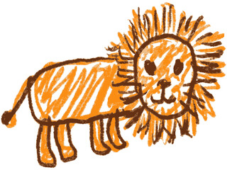 African animals drawn by children