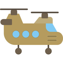 Canvas Print - Helicopter Icon