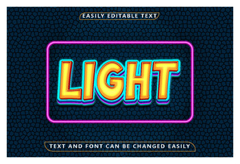 3d Text Vector Text Effect template Suitable for typeface needs.
