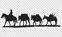 Pack String Mules Vector Download | Editable File Any Changes Can Be Possible
