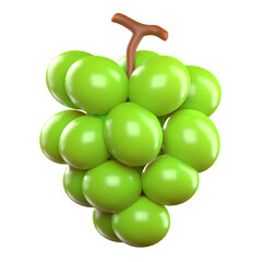 Sticker - green vine 3d rendering