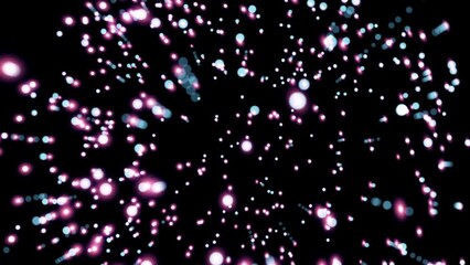 Wall Mural - abstract cosmic dust in the rays of the sun, in a weightless space. shiny background in slow motion.