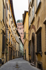 Wall Mural - Lucca is Italy city located in Tuscany.