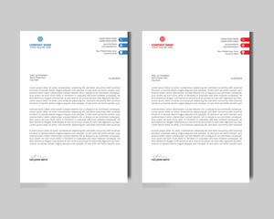 corporate modern letterhead design template creative modern letterhead design template for your proj