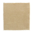 Brown fabric swatch samples isolated with clipping path