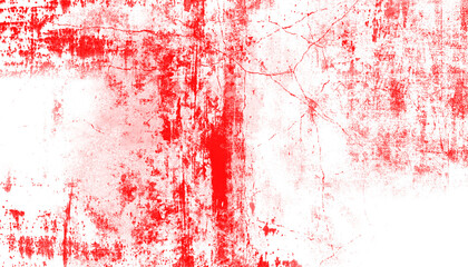 Wall Mural - a digital illustration of a red grunge background with cracks.