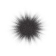 © Avector - Noise grain spray effect, pointillism black dots gradient, vector grainy sand dotwork stipple. Grainy noise explosion burst or black grain glitter particles scatter
