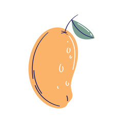 Sticker - fresh mango fruit healthy