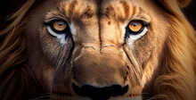 Bluewing Lion Look Extreme Close Up Photography Hd Wallpaper