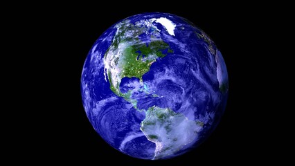Wall Mural - earth in space jpg file. Elements of this image furnished by NASA	.