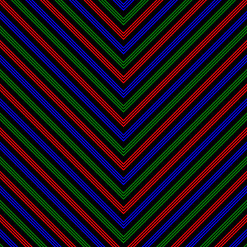 Colorful chevron arrow lines fabric pattern on black background vector. Right angle stripes background. Wall and floor ceramic tiles pattern.