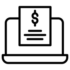 Sticker - loan letter icon