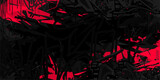 Fototapeta Młodzieżowe - Flat Abstract Dark Black Urban Street Art Graffiti Style Vector Illustration Template Background Art