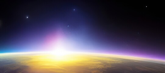 Wall Mural - planet in space