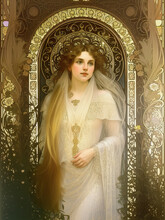 Art Nouveau Styled Woman