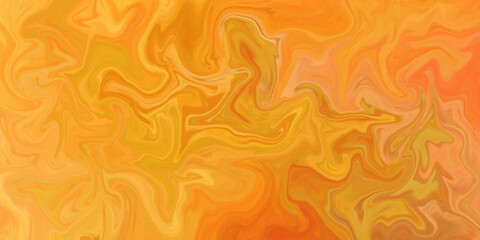 Wall Mural - Fire flames on a orange background with Luxurious colorful liquid marble surfaces design. Abstract color acrylic pours liquid marble surface design. Beautiful fluid abstract paint background.