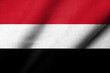 3D Flag of Yemen waving