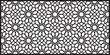 © Aisyaqilumar - 2D CAD drawing of Islamic geometric pattern. Islamic patterns use elements of geometry that are repeated in their designs. The pattern is drawn in black and white.