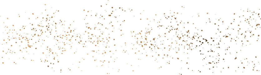 gold sparkle splatter border