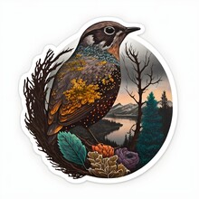 Nature Insight Sticker Wallpaper Illustration 