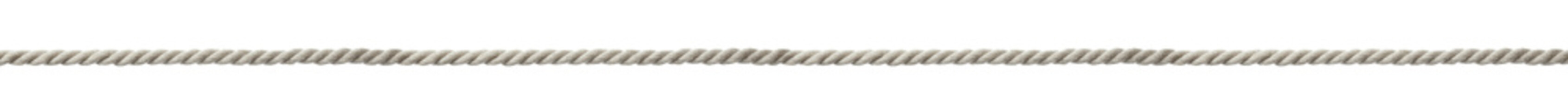 long durable cotton rope on white background