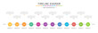 Presentation business infographic template. 12 Months modern timeline diagram calendar with circle progress, vector illustration