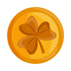 Sticker - st patricks day coin