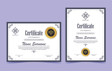 Wall Mural - Achievement certificate best award diploma
