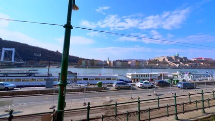 Poster - Tram ride along Danube River, Budapest, Hungary