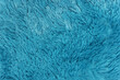 Synthetical fur of blue bathroom rug texture