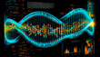 A Generative AI Illustration of 3D DNA Rendering