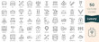 © Hondicone - Set of luxury icons. Thin linear style icons Pack. Vector Illustration