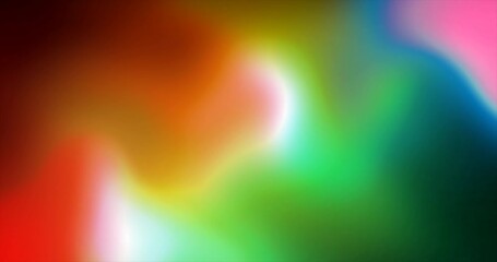 Poster - colorful gradation wave abstract background