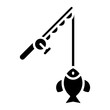 © SAMDesigning - Reeling in Fish Glyph Icon