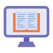 © SAMDesigning - Ebook Flat Multicolor Icon