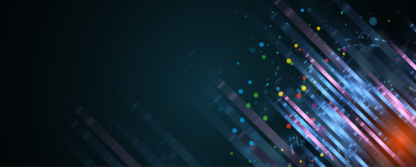 Abstract data background. Futuristic technology style. Elegant digital  background for business presentations.