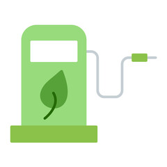 Sticker - Fuel Ecology Flat Multicolor Icon