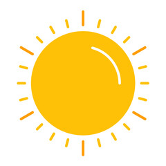 Poster - Sun Flat Multicolor Icon