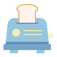 Wall Mural - Toaster Flat Multicolor Icon