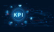© Deemerwha - KPI, key Performance Indicator using Business Intelligence metrics to measure achievement with Internet Technology Concept. vector illustration banner with icons.