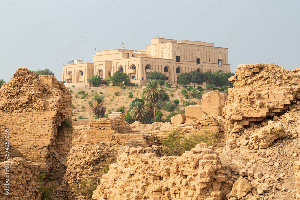 The Hanging Gardens Of Babylon Ruins
