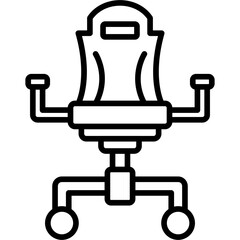 Canvas Print - Gaming Chair Icon