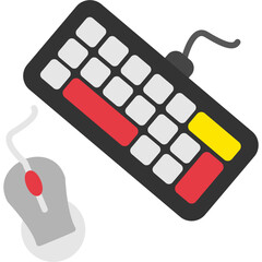 Wall Mural - Keyboard And Mouse Icon