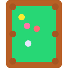 Poster - Pool Table Icon