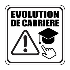 Sticker - Logo évolution de carrière.