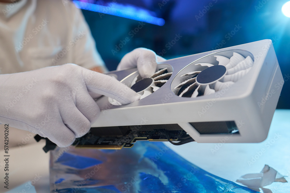 Changing the thermal paste on the graphics processor. Disassembled ...