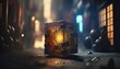 © Rodrigo - Very Colorful and Well Detailed Futuristic Pandora Box Generated by AI