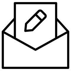 Sticker - edit email icon