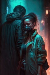 Wall Mural - street medic saves the life of a gang leader who promises to spare her life in return, but she soon 